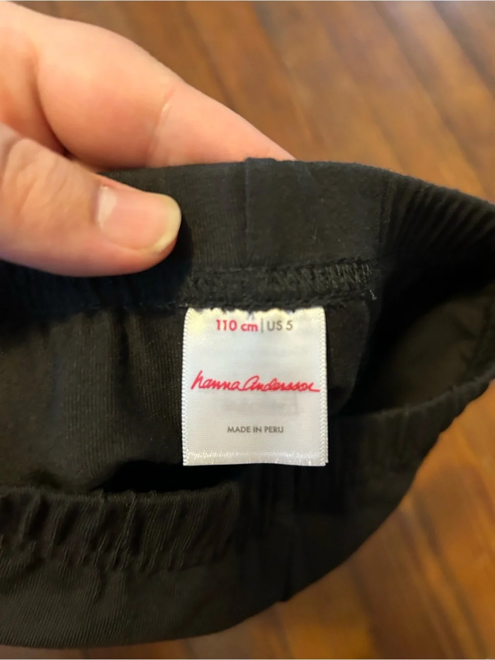 Hanna Andersson Black Bike Shorts